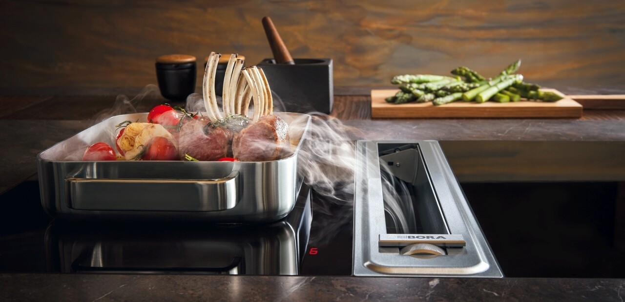 BORA Professional mit verschiedenen Kochfeldern BORA Professional mit verschiedenen Kochfeldern